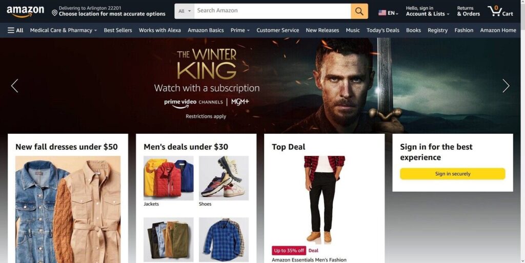 How Amazon.com looks today